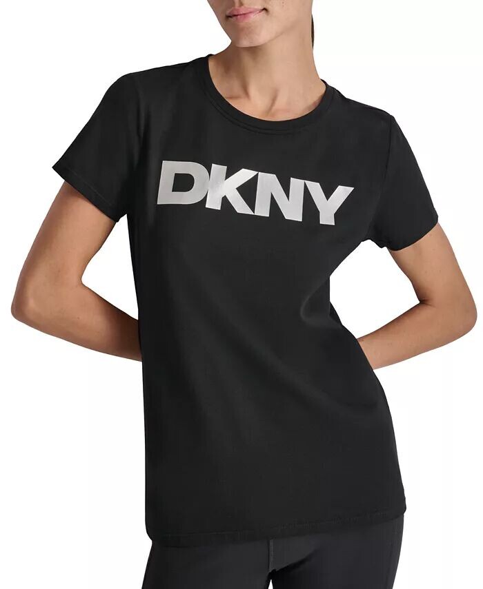 

Женская футболка с круглым вырезом и логотипом DKNY, мультиколор