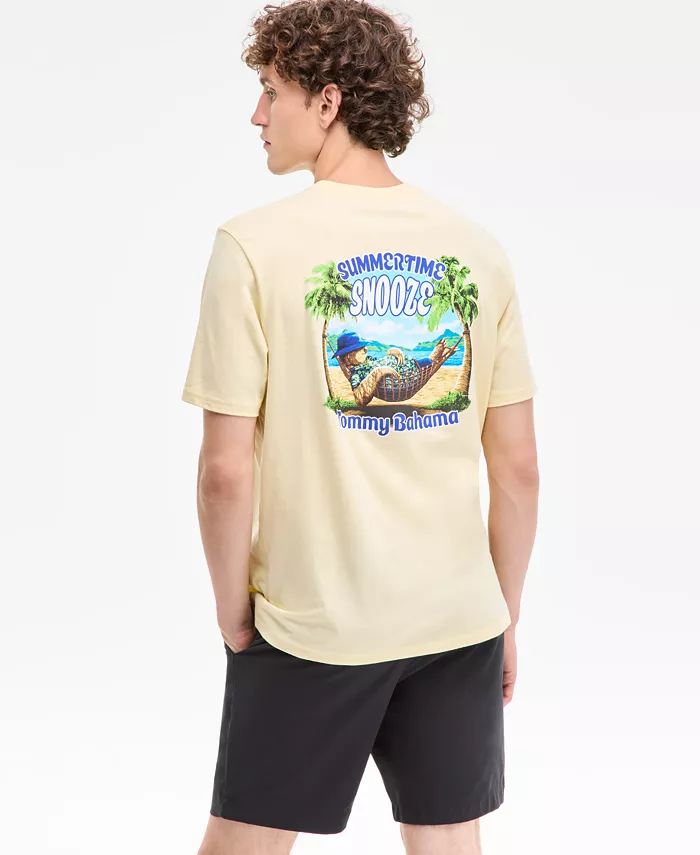 

Мужская футболка с принтом Summertime Snooze Tommy Bahama, слоновая кость/кремовый