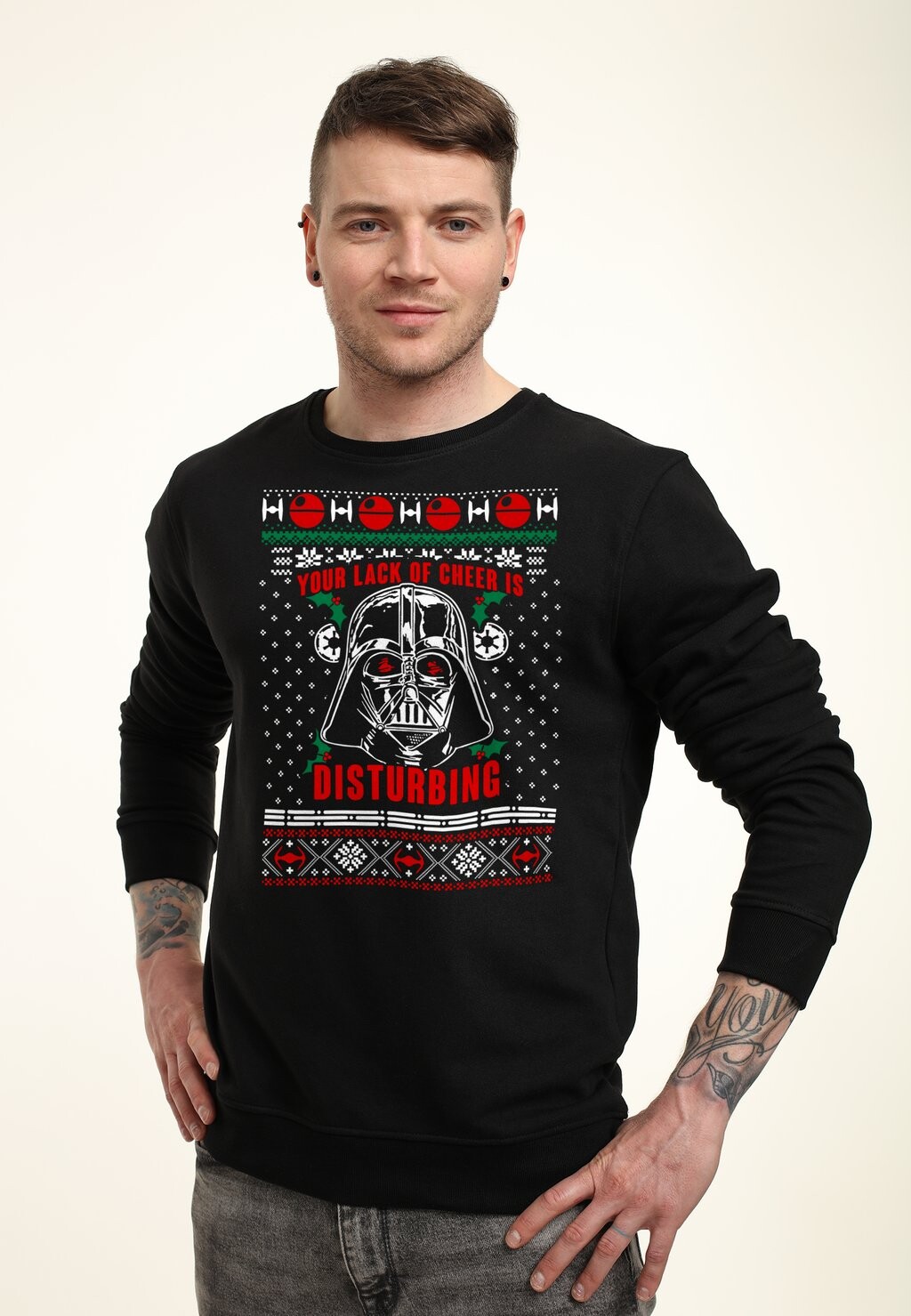 

Толстовка STAR WARS: CLASSIC CATTASTIC CHRISTMAS Star Wars, черный