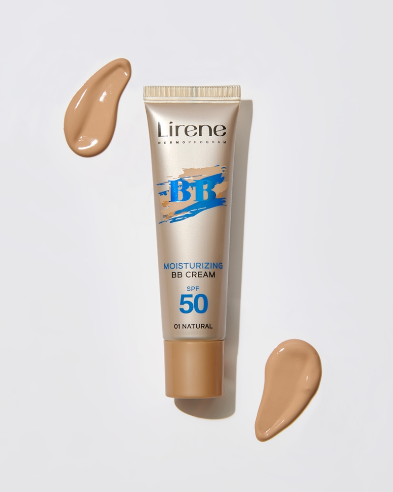Крем для лица SPF LIRENE Увлажняющий BB-, atspalvis 01 natural — фото 4
