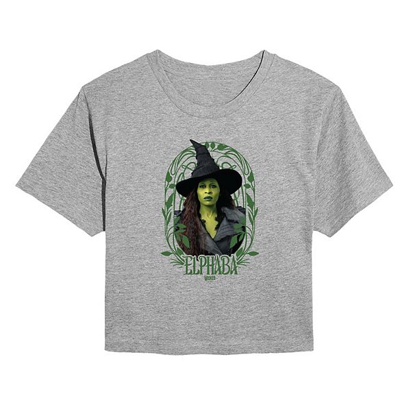 

Футболка с принтом Wicked for Good Elphaba Licensed Character, Heather Gray