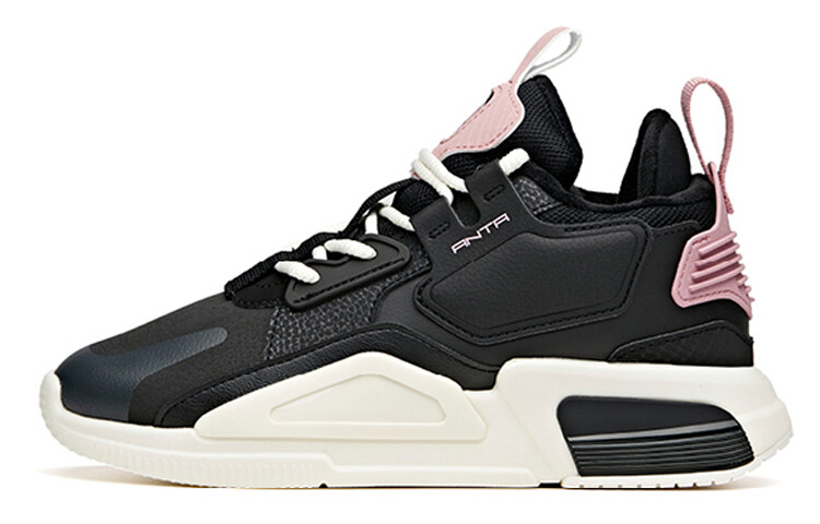 

Кроссовки ANTA Life Collection Skateboard Shoes Women's Low-Top Black/Dusty Pink