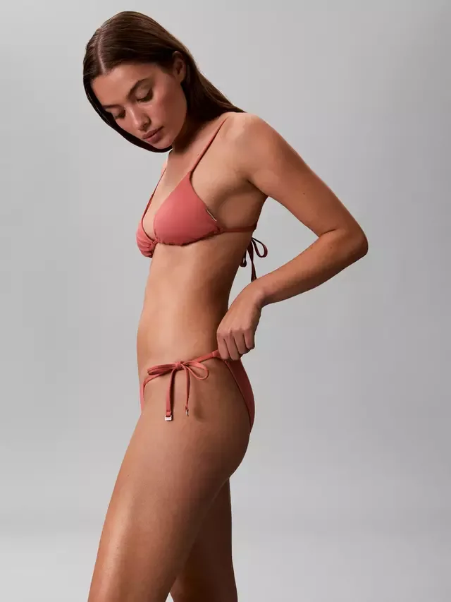 Треугольный верх бикини Calvin Klein, Dusty Cedar — фото 4