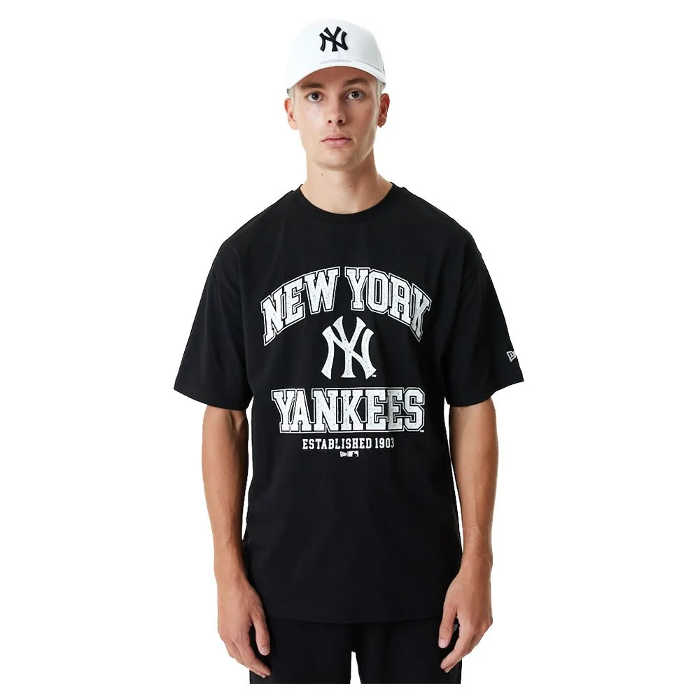 

Футболка с коротким рукавом New Era 60357143mlB Arch Logo New York Yankees, черный
