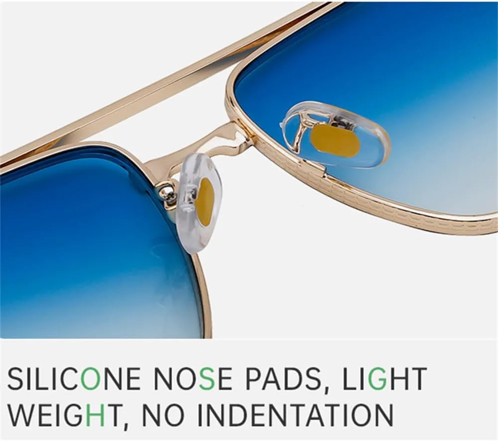 

Большие солнцезащитные очки для мужчин, прямоугольные, в стиле панк, с металлической оправой, солнцезащитные очки для женщин, защита от УФ-излучения UV400 VFDHN, 5