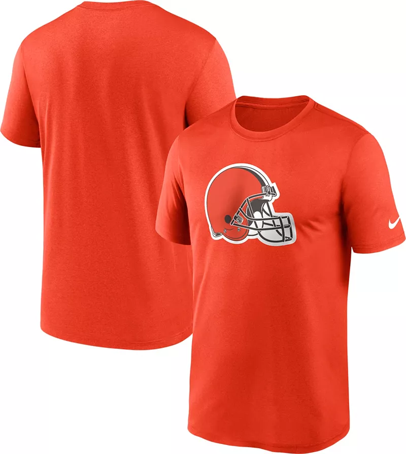 

Мужская оранжевая футболка с логотипом Nike Cleveland Browns Legend