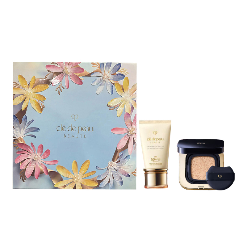 Набор косметики Clé de Peau Beauté: солнцезащитный крем 50 мл + тональный кушон #110 — фото 4