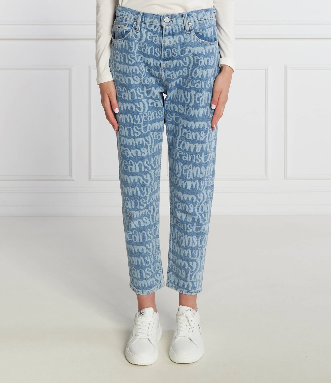 

Джинсы Tommy Jeans IZZIE Slim Fit high rise, синий