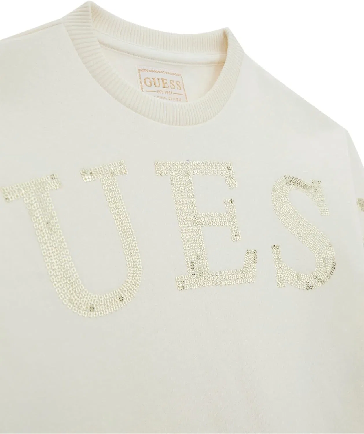 Футболка активная GUESS, Cream White — фото 3