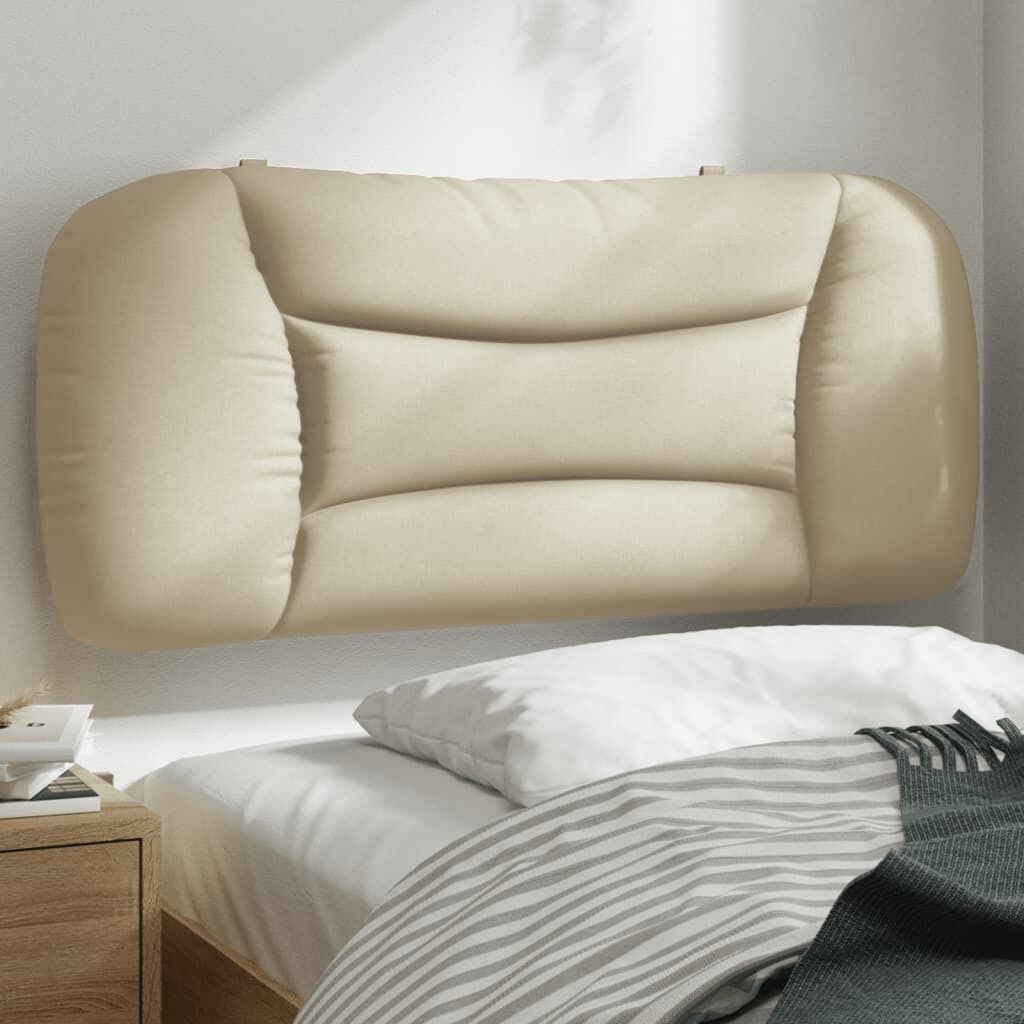 

Подушка на изголовье кремовая ткань 90 см DKD HOME DECOR