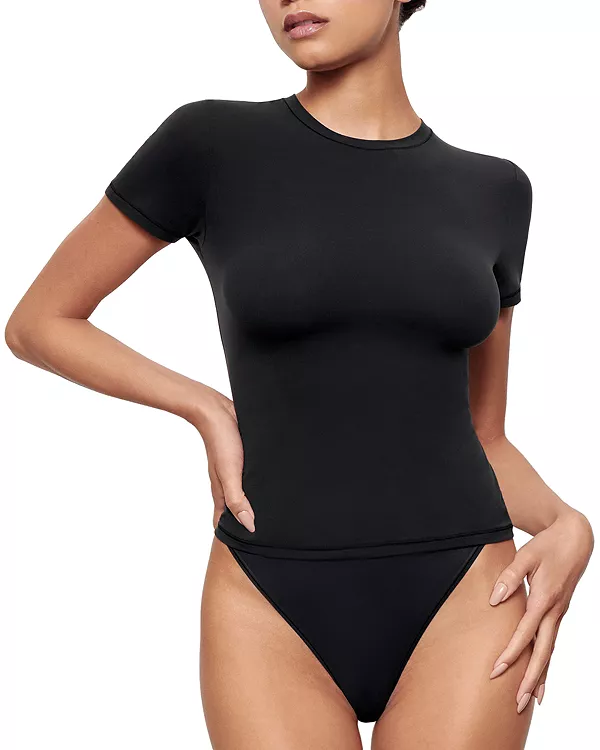 

Футболка с коротким рукавом, подходит всем Skims, черный