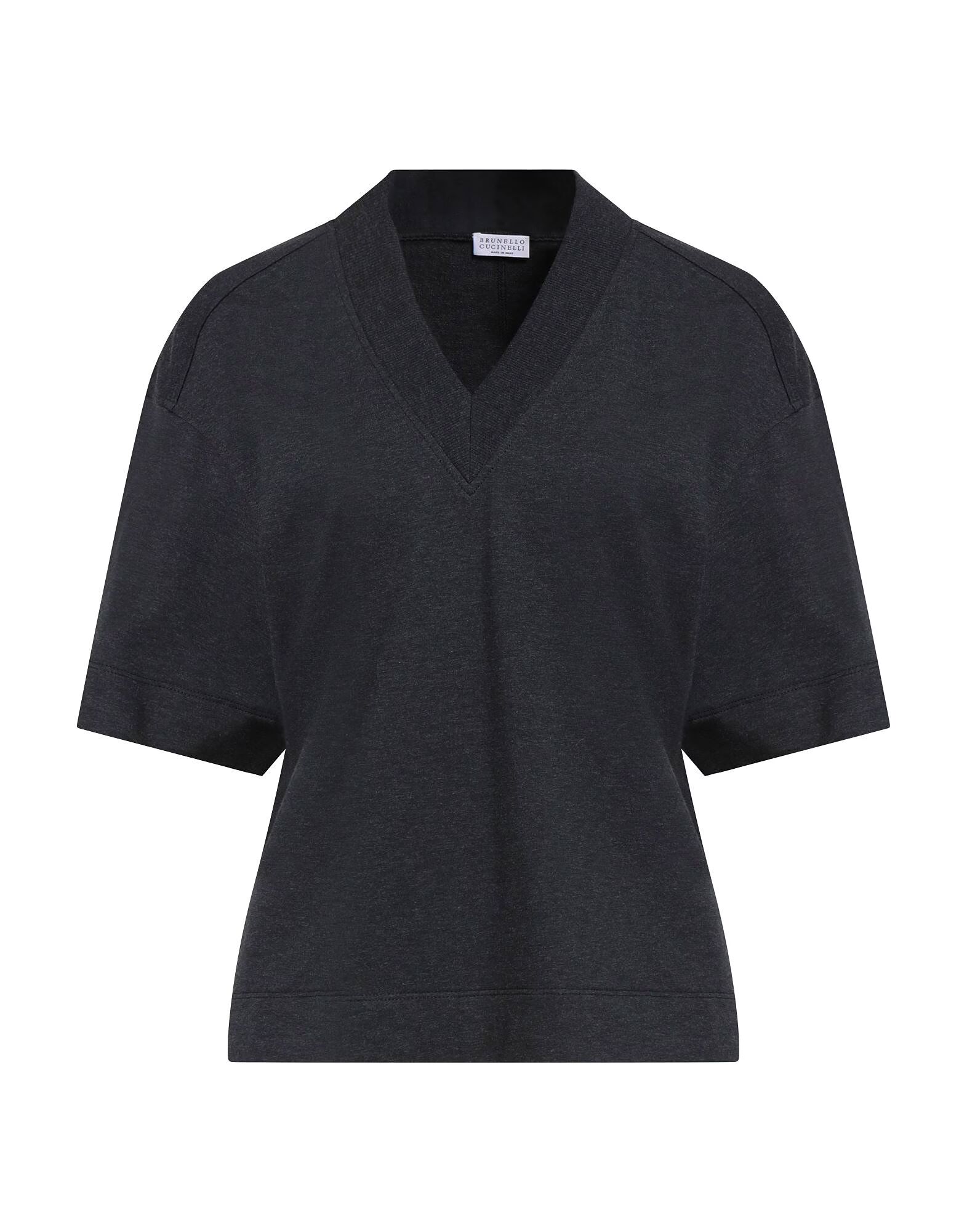 

Футболка Brunello Cucinelli, угольно-серый