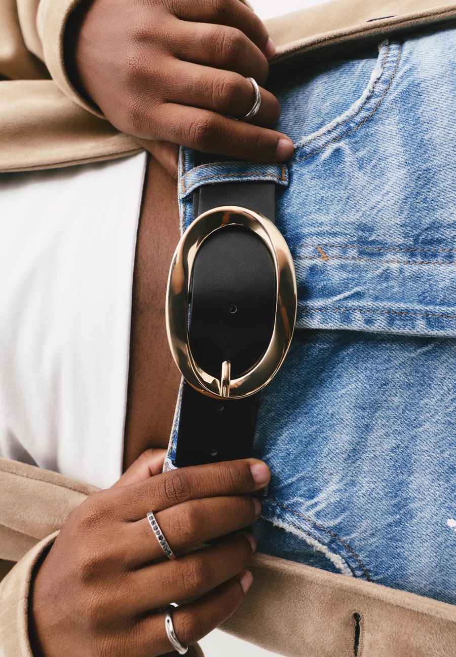 

Ремень PULL&BEAR Belt, Black