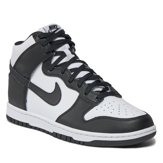 

Кроссовки Nike DunkHi Retro, черно-белый, Черный, Кроссовки Nike DunkHi Retro, черно-белый