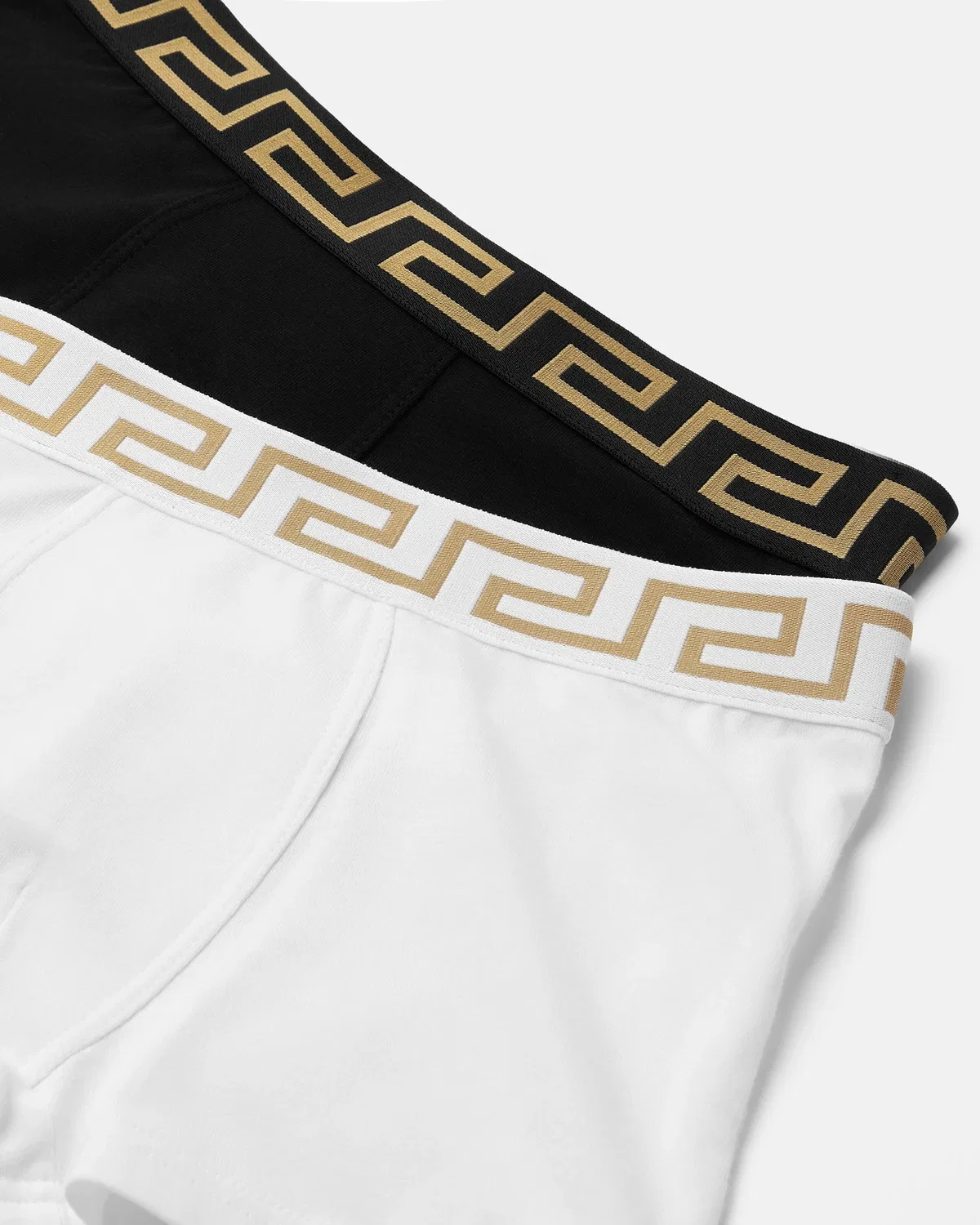 Детские трусы из жаккардового хлопкового джерси, 2 штуки в упаковке Versace, белый — фото 4