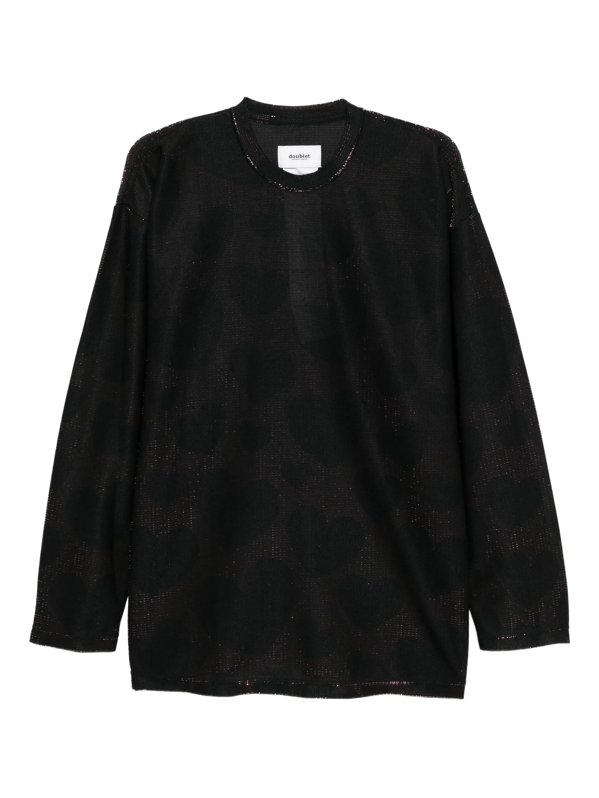 

Футболка с принтом Doublet, розовый