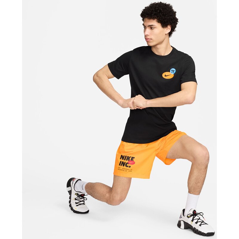 Футболка дри-фит фитнес Nike, черный — фото 3