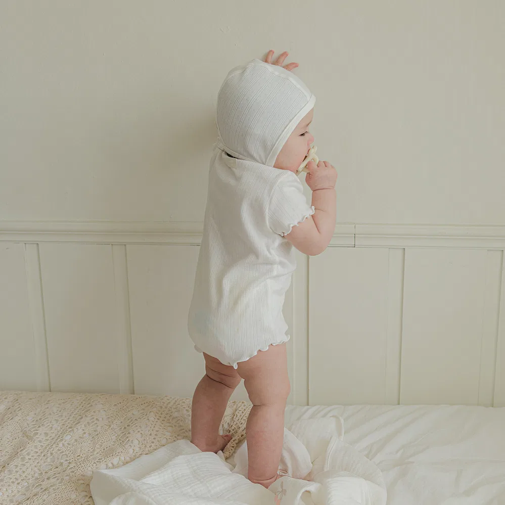 Детский боди Eyelet айвори от Abientot Ma Cherie