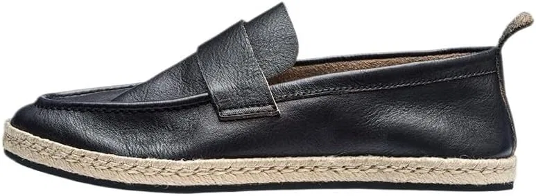 Лоферы мужские кожаные, Slip-On, Black DHFIRUFSHLO