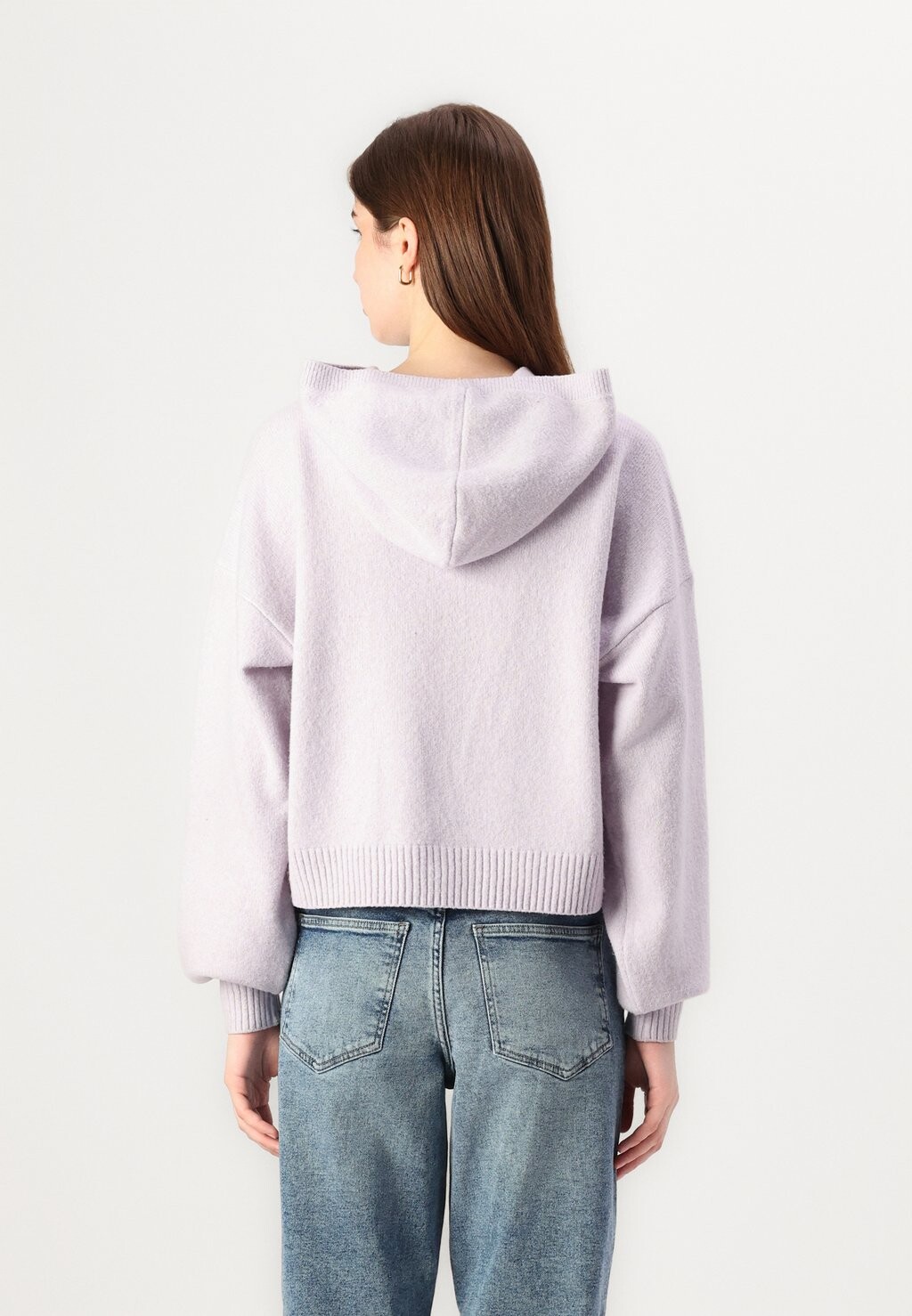 

Джемпер COZY POPOVER HOODIE Hollister Co., фиолетовый