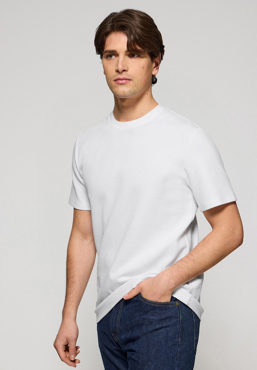 

Базовая футболка MICROESTRUCTURE SHORT SLEEVE MONOGRAM Polo Club, белый
