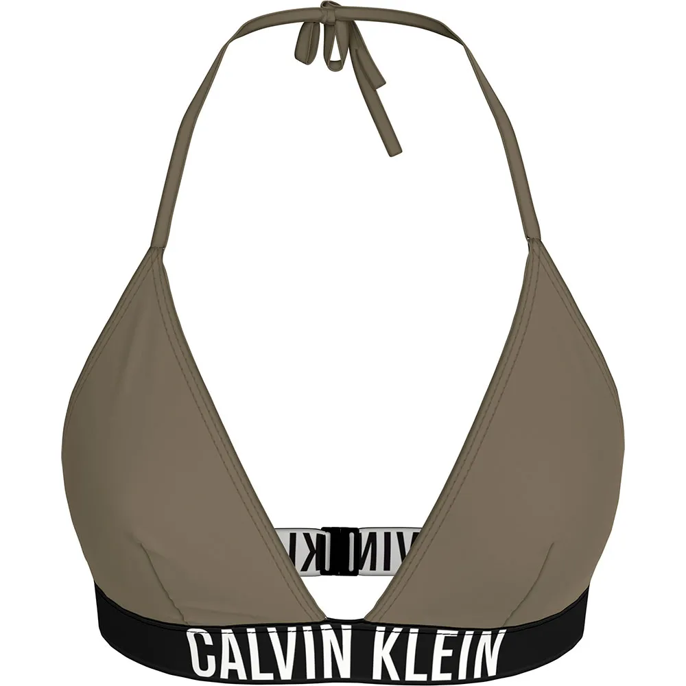 

Топ бикини Calvin Klein KW0KW02854 Triangle, зеленый