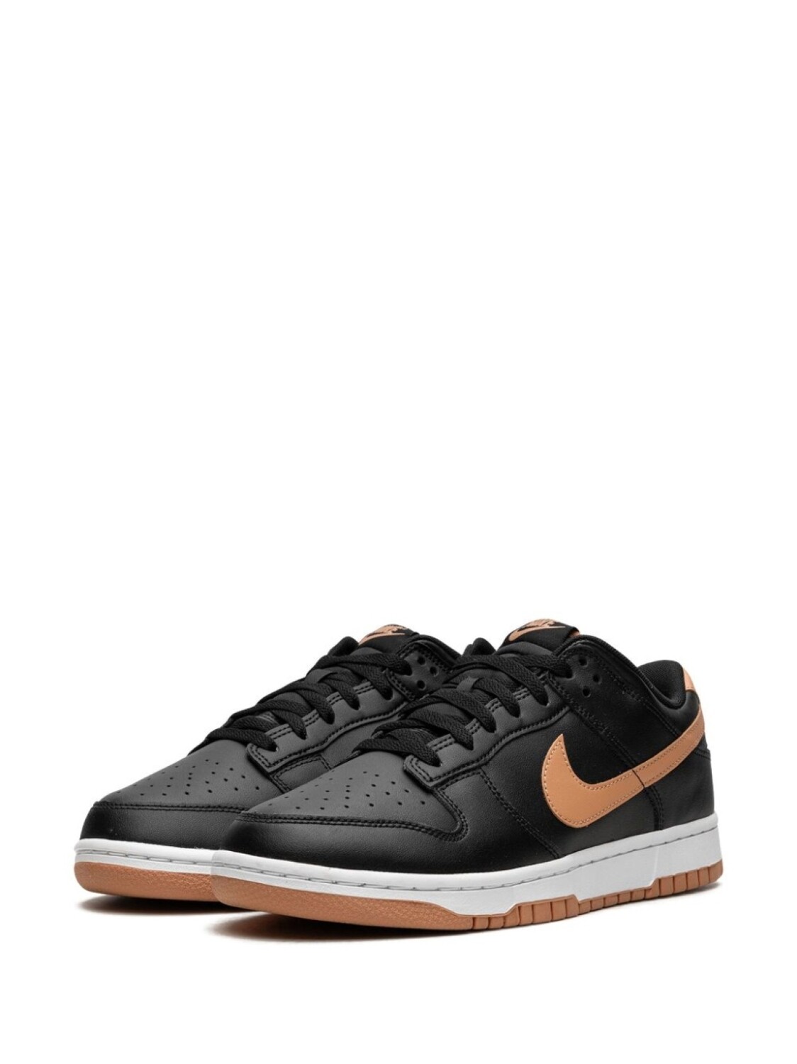 Кроссовки Dunk Low Black/Amber Brown Nike, черный — фото 3