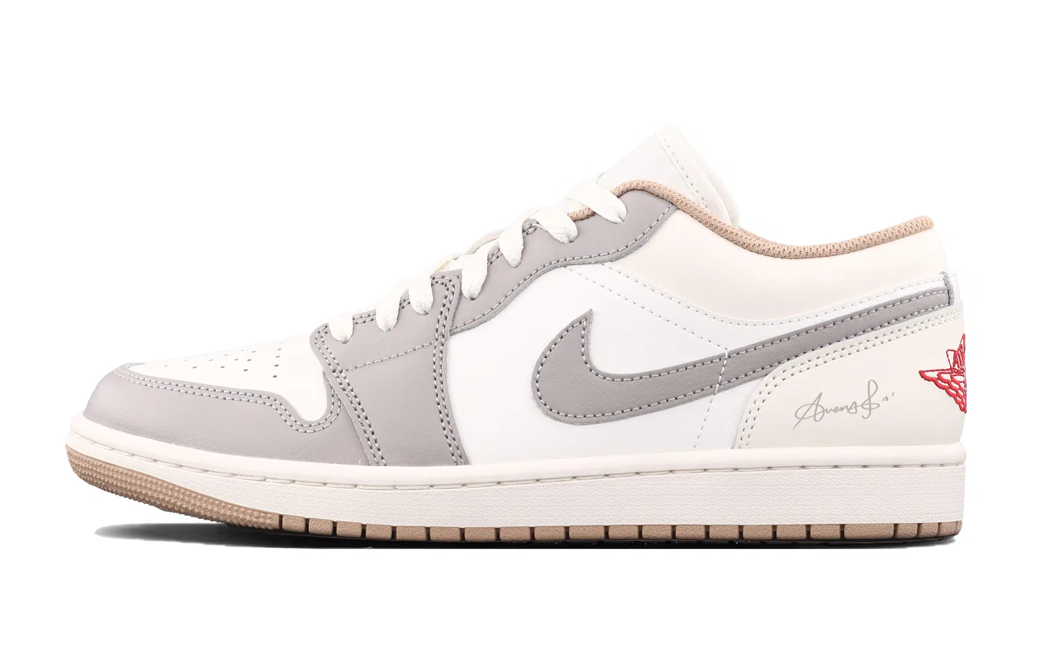 Кроссовки Air Jordan 1 Low Vintage North Carolina Gray — фото 3