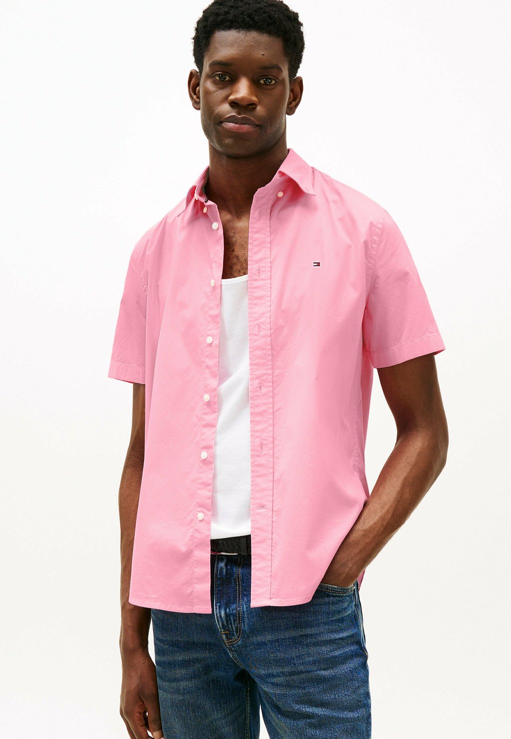

Рубашка FLEX SOLID Tommy Hilfiger, фуксия