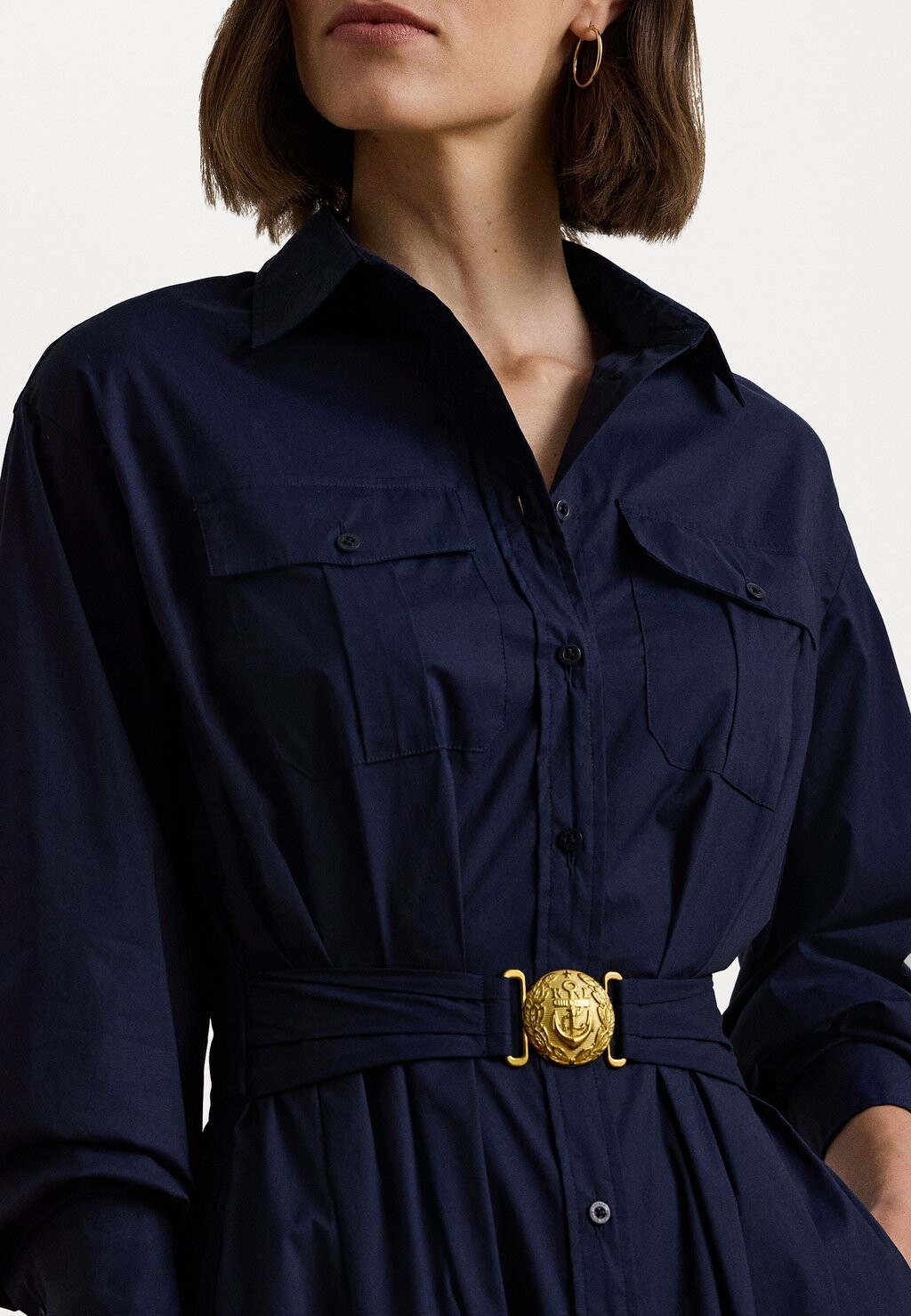 

Платье-рубашка GISTAL Lauren Ralph Lauren, темно-синий