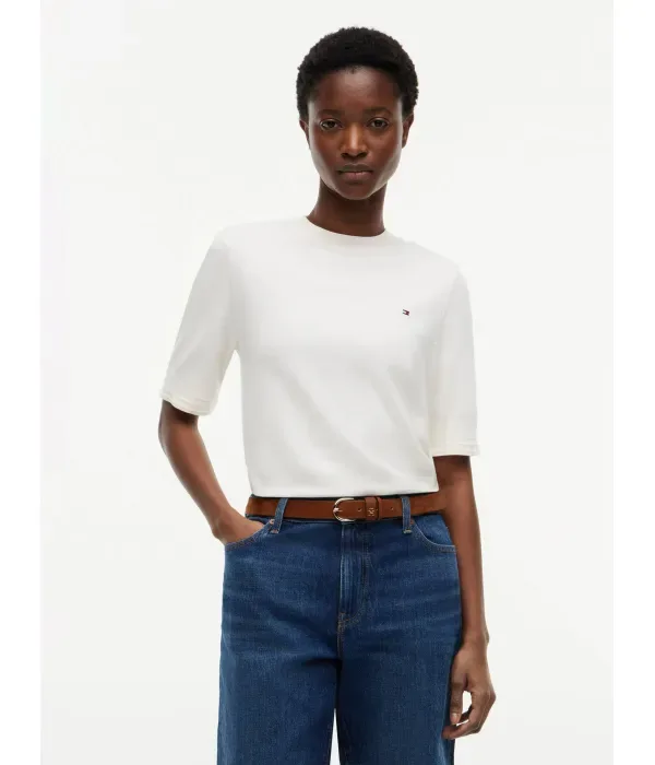 Свитер regular fit Tommy Hilfiger, экрю