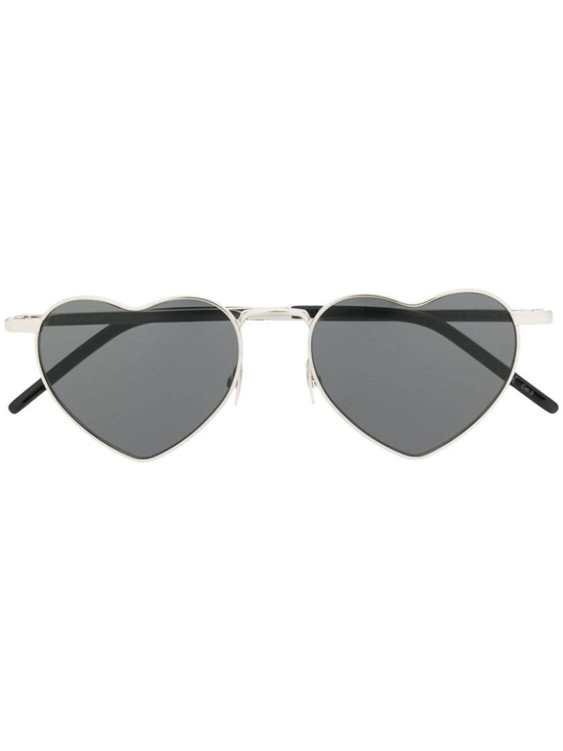 

Saint Laurent Eyewear солнцезащитные очки с оправой в форме сердца, черный