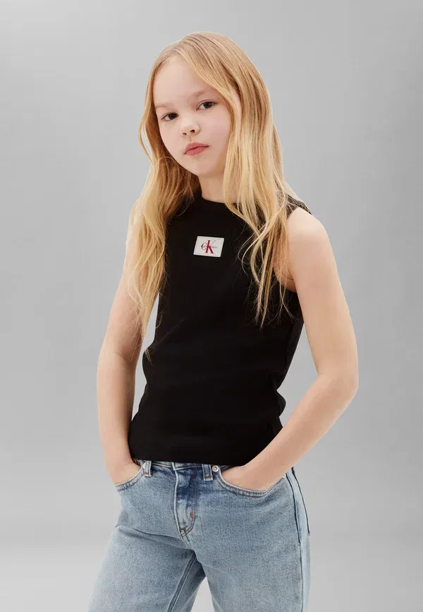 Топ-майка Calvin Klein Jeans Mini Me, черный