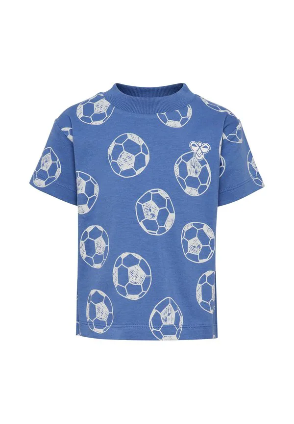 Футболка с коротким рукавом и принтом aop Hummel, Dutch Blue
