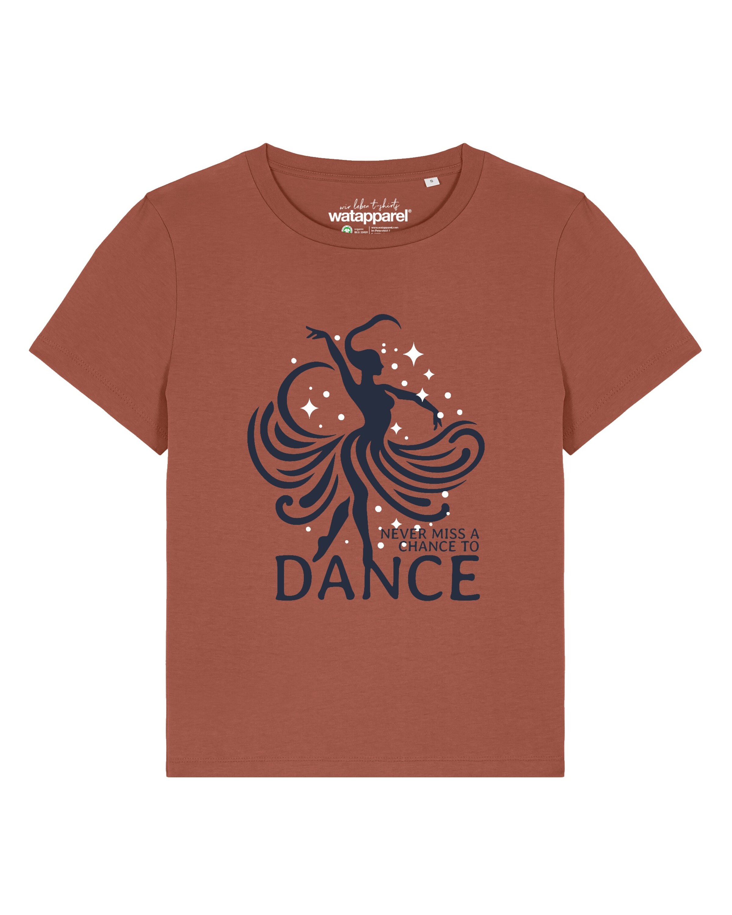 

Watapparel Футболка 'Chance to dance' в цвете Rusty Red