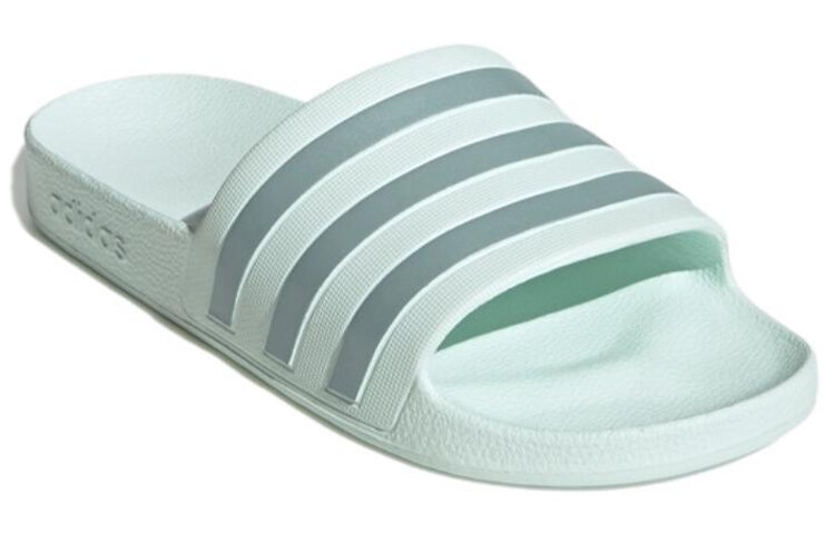 Шлепанцы серии Adilette женские зеленые Adidas — фото 3