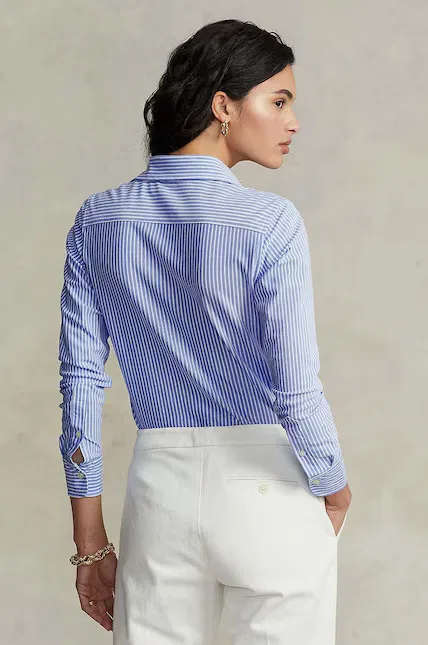 Рубашка в клетку из коллекции Polo Ralph Lauren, синий — фото 2