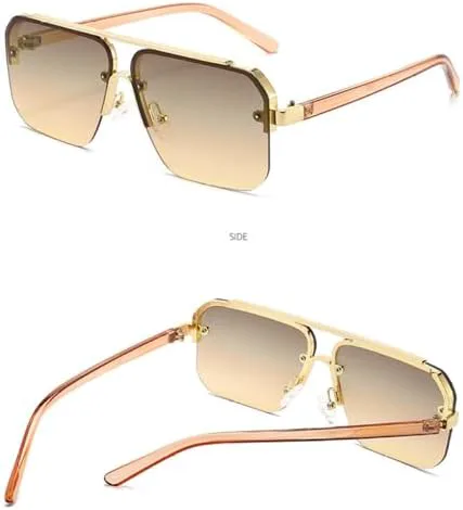 

Модные солнцезащитные очки большого размера для женщин, винтажные квадратные солнцезащитные очки в крупной оправе, защита от ультрафиолета UV400 MTZJH, A3