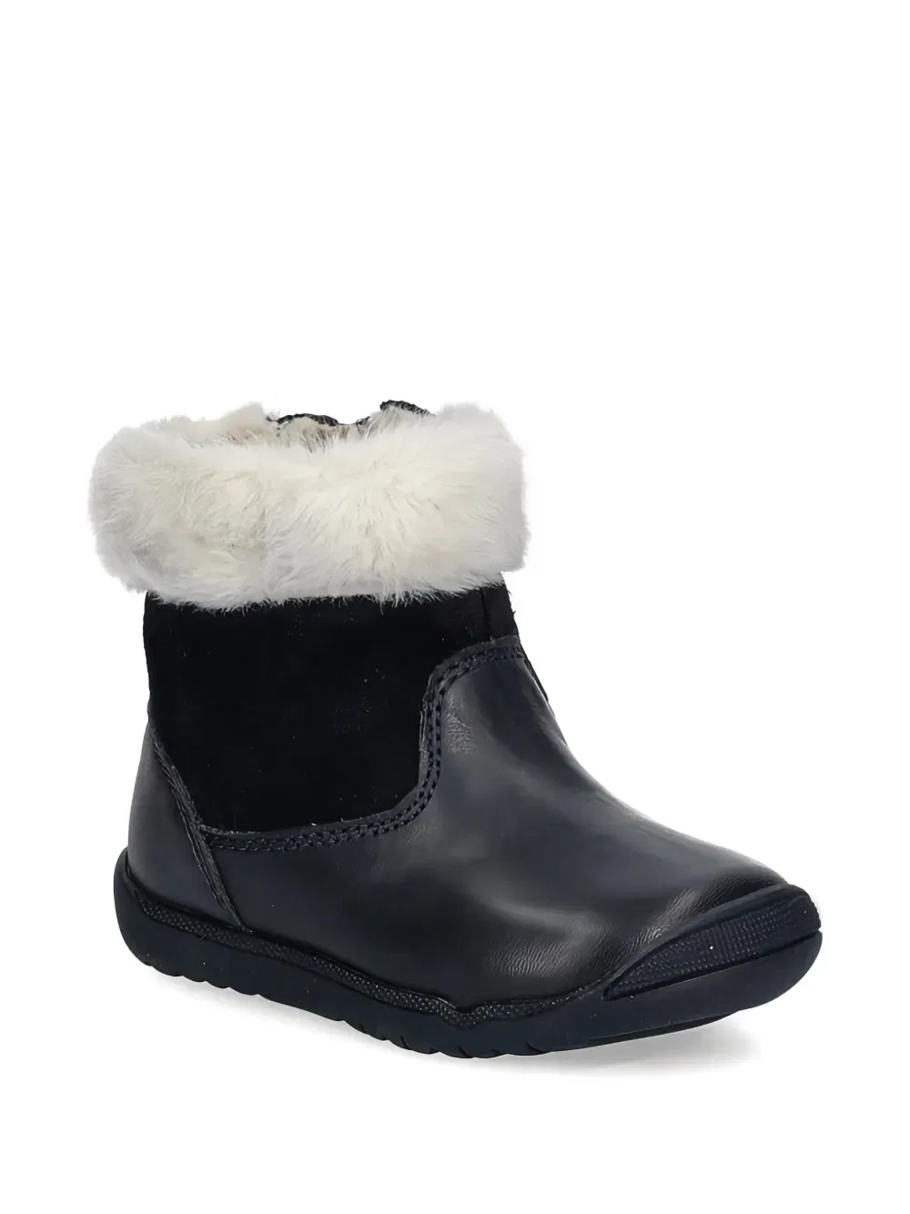 Снежные сапоги с меховой отделкой Geox Kids, синий
