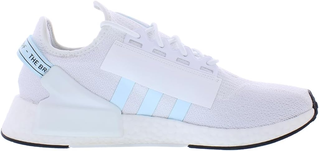 Мужские кроссовки adidas Originals NMDR1.V2, белый/черный/синий — фото 3