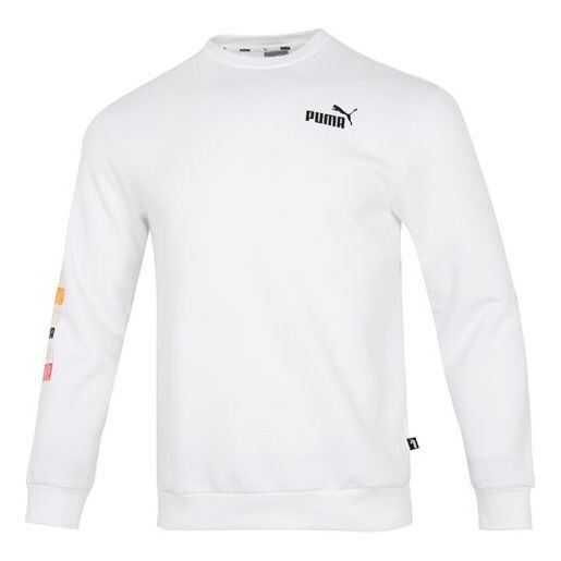 

Футболка ess logo repeat graphic crew 'white' Puma, белый