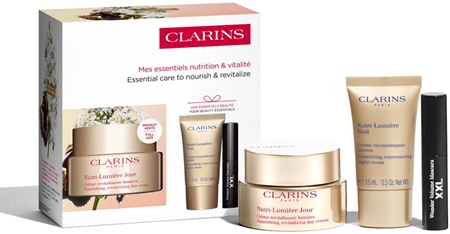 

Подарочный набор для зрелой кожи Clarins Nutri-Lumière Collection, 492,20