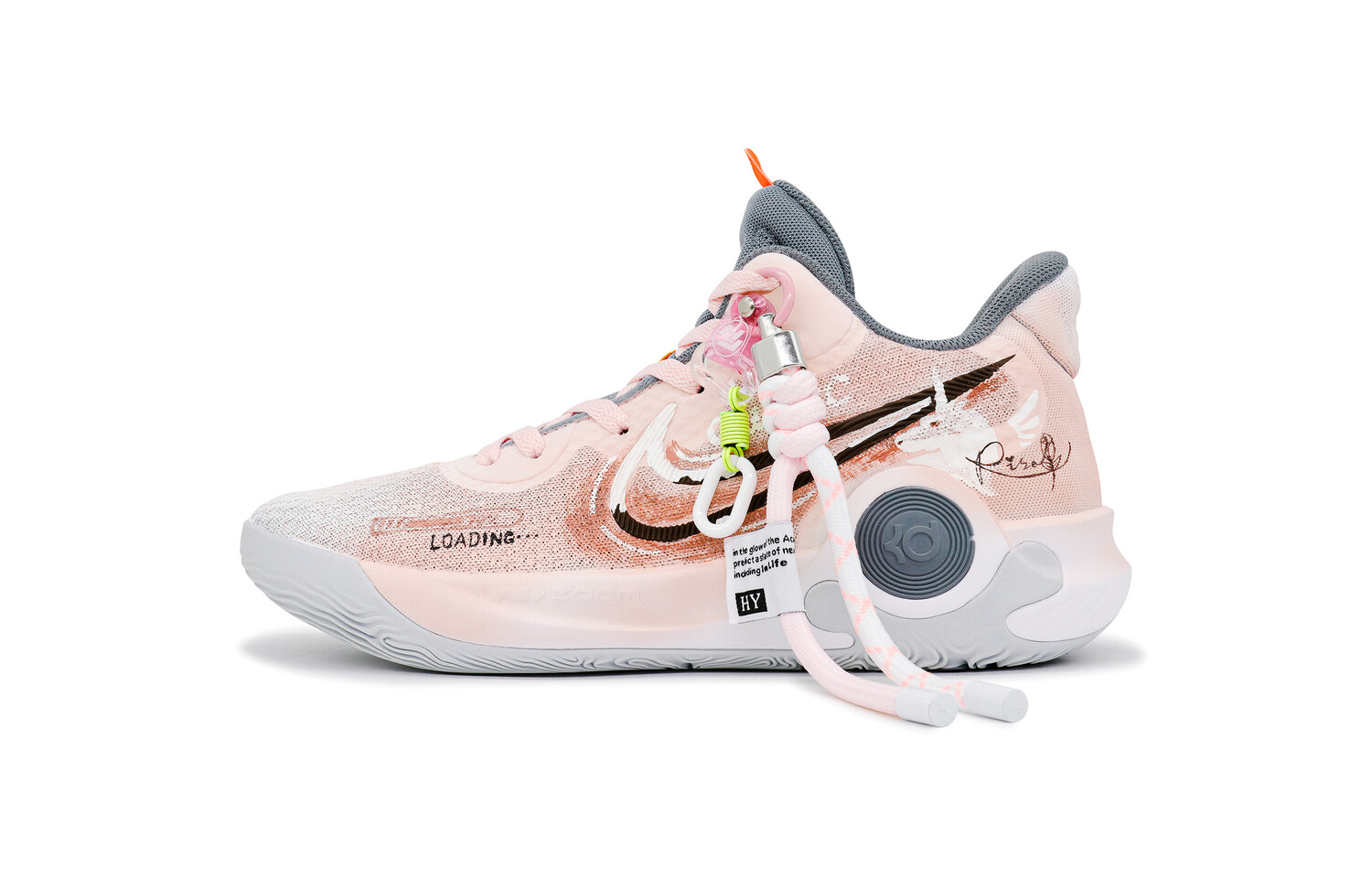 

Баскетбольные кроссовки KD Trey 5 IX Basketball Shoes Unisex Mid-Top Pink Nike, розовый