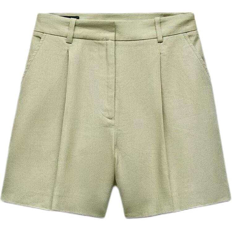 

Повседневные шорты женские зеленые Zara