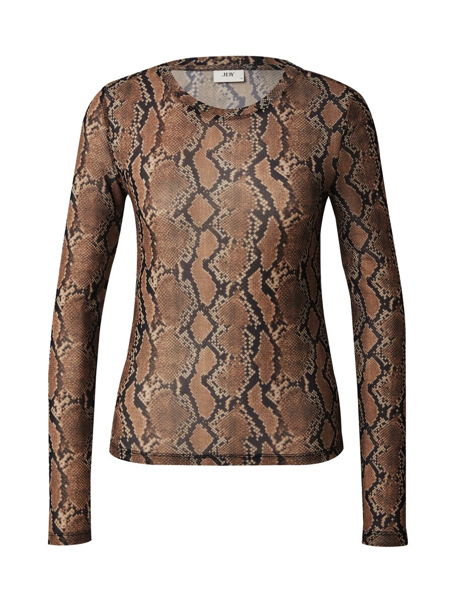 

Лонгслив JDY Shirt JDYANIMA, цвет light brown/dark brown