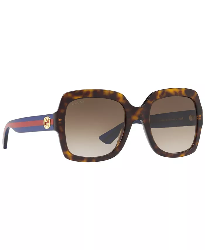 Женские солнцезащитные очки, GG0036SN Gucci, коричневый — фото 3
