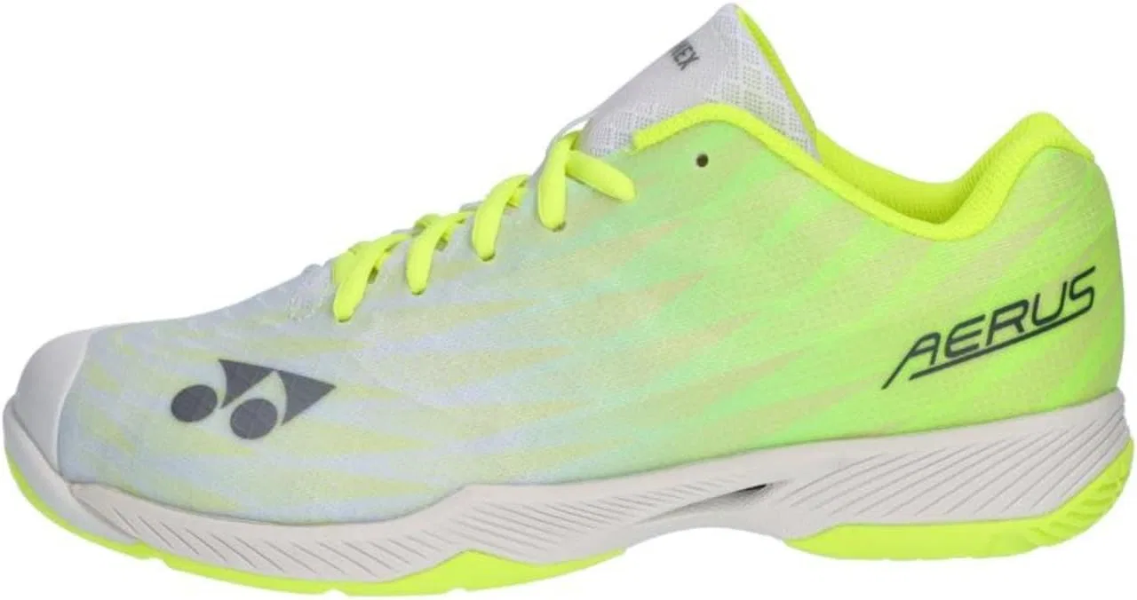 Мужские кроссовки для бадминтона Yonex Aerus Z2, серо-желтые — фото 2