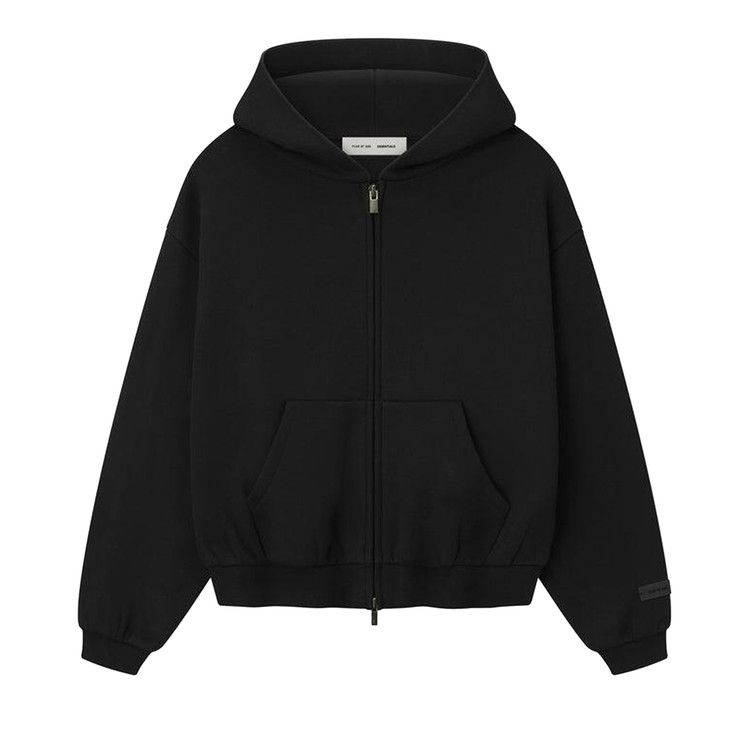 

Худи Fear of God Essentials Kids Fleece Hoodie Zip Up, Jet Black