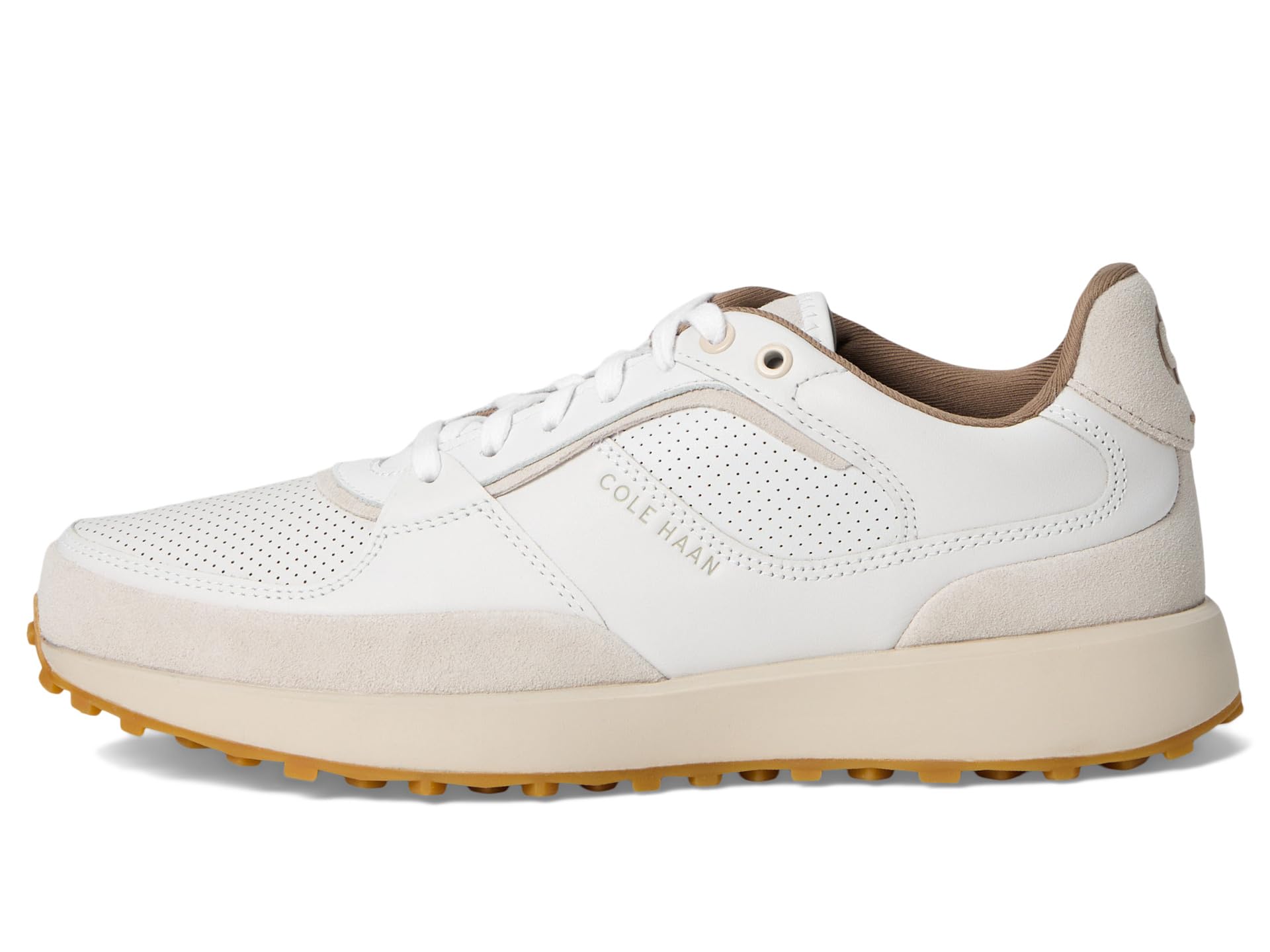 Туфли Cole Haan Grand Crosscourt Downtown Sneakers, цвет Optic White/Silver Lining/Ivory — фото 4