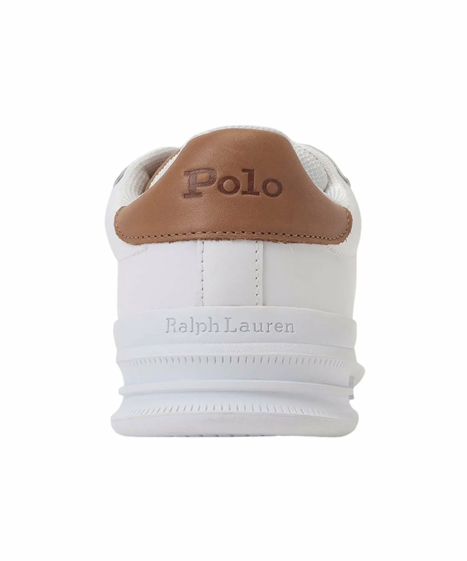 Кроссовки Polo Ralph Lauren RA56 Heritage Court 2 белого и бежевого цвета Polo Ralph Lauren, White Tan — фото 4